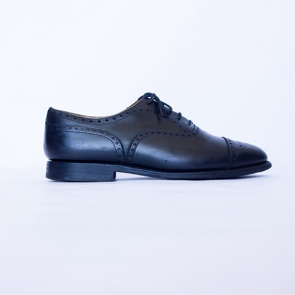 Church’s Custom Grade Leather Wingtip Shoe’s Men’s 9(F) Made In England - Picture 3 of 13